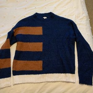 Warm navy sweater